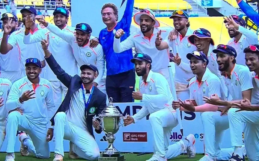 Harsh Dubey runs riot as Vidarbha break Patidar's dream captaincy streak with Irani Trophy win